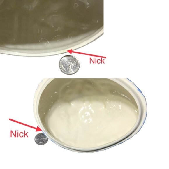 Vintage Hand Painted Easter Egg Candy Dish Trinket Dish Jar Functional Art 1981 - Picture 8 of 16